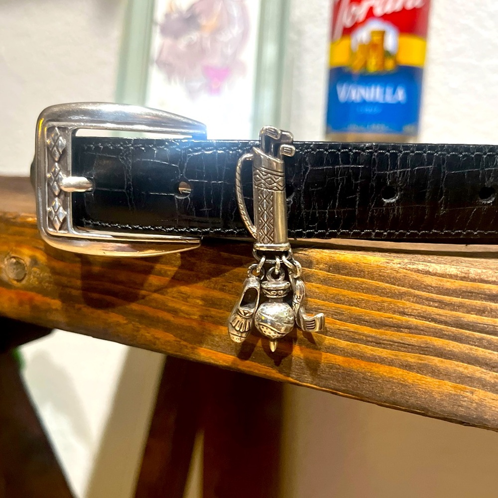 Brighton Golf charm belt